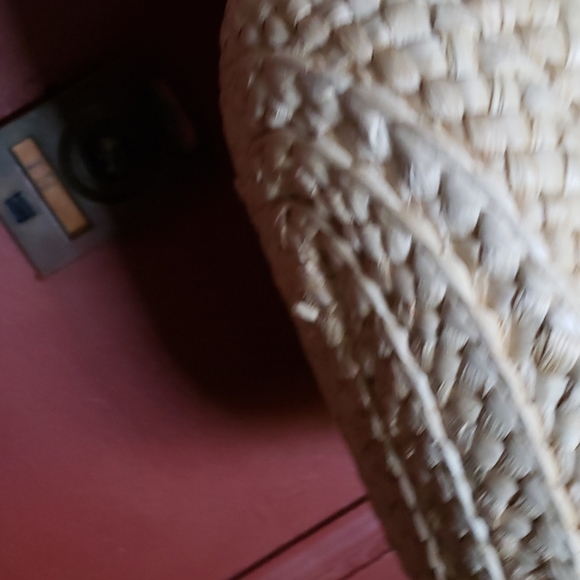 NEW Green And Cream Straw Handbag/Tote - Picture 7 of 12